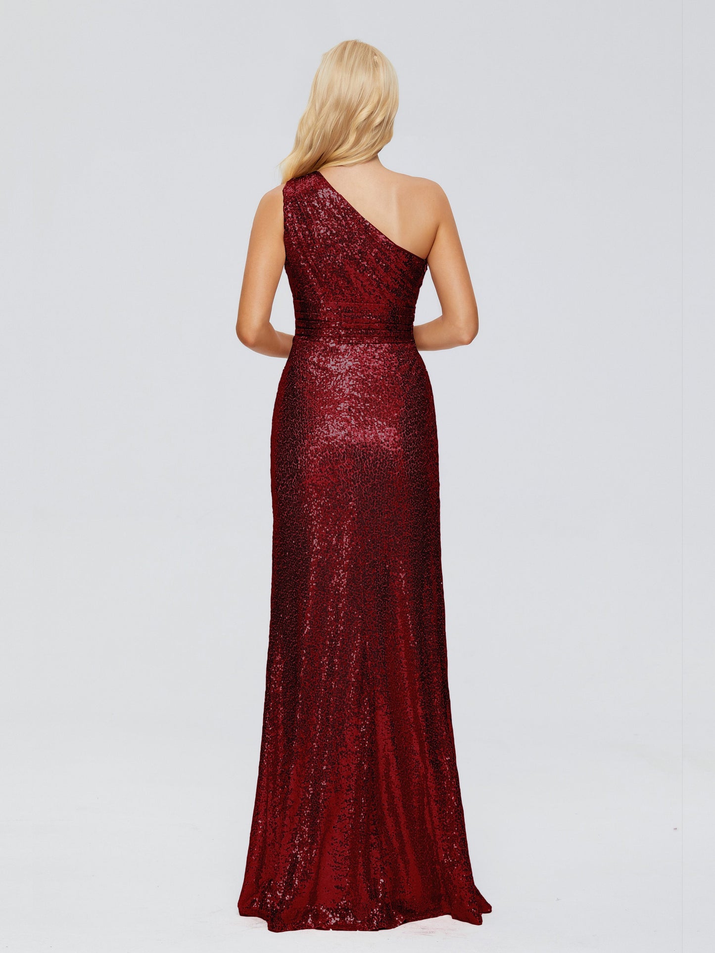 Bailey One Shoulder Sequins Bridesmaid Dress