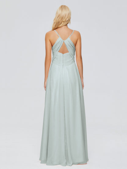 Hadley Spaghetti Straps Chiffon Bridesmaid Dresses