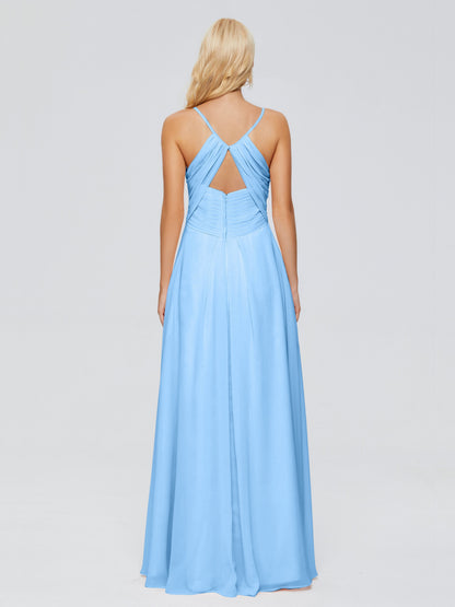 Hadley Spaghetti Straps Chiffon Bridesmaid Dresses