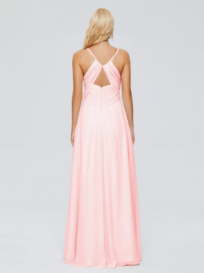 Hadley Spaghetti Straps Chiffon Bridesmaid Dresses