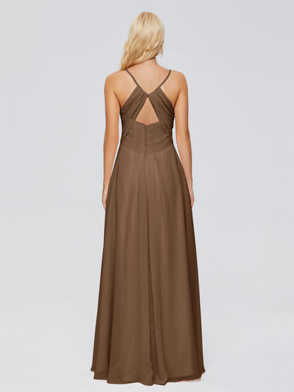 Hadley Spaghetti Straps Chiffon Bridesmaid Dresses