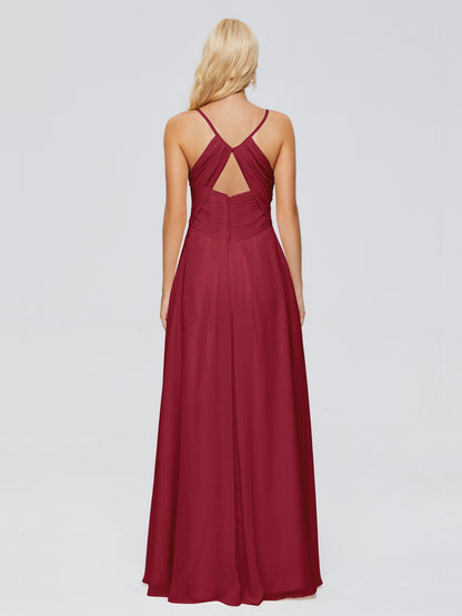 Hadley Spaghetti Straps Chiffon Bridesmaid Dresses