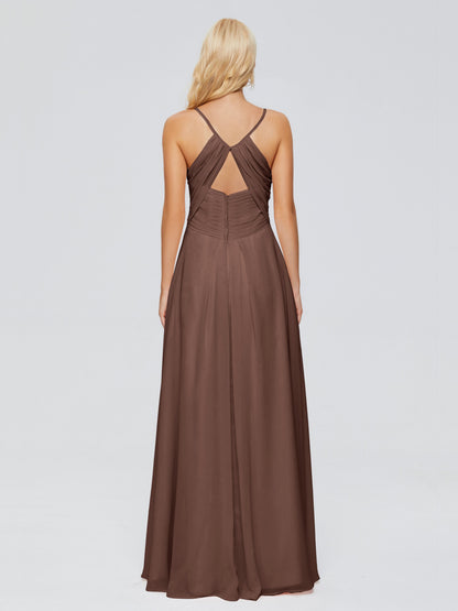 Hadley Spaghetti Straps Chiffon Bridesmaid Dresses