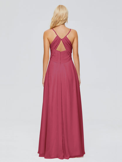 Hadley Spaghetti Straps Chiffon Bridesmaid Dresses