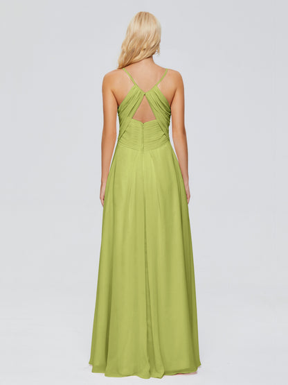 Hadley Spaghetti Straps Chiffon Bridesmaid Dresses