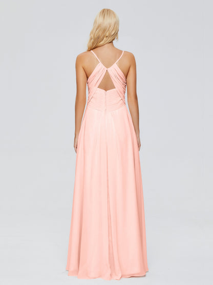 Hadley Spaghetti Straps Chiffon Bridesmaid Dresses