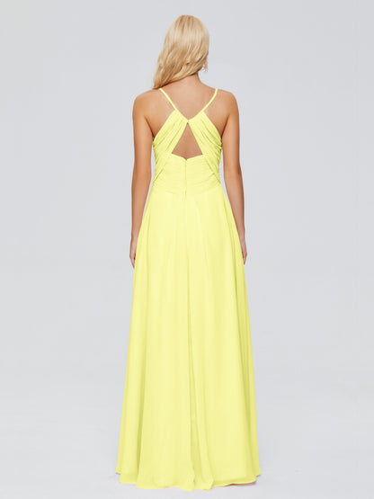 Hadley Spaghetti Straps Chiffon Bridesmaid Dresses