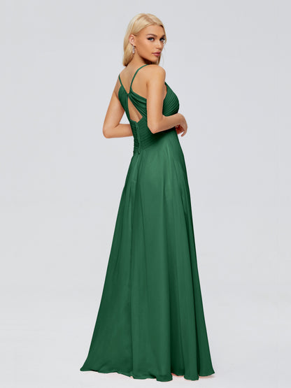 Hadley Spaghetti Straps Chiffon Bridesmaid Dresses