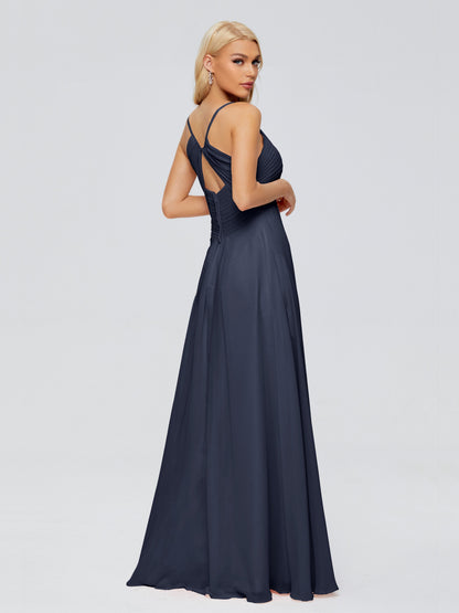 Hadley Spaghetti Straps Chiffon Bridesmaid Dresses
