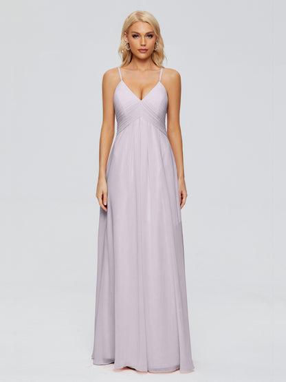 Hadley Spaghetti Straps Chiffon Bridesmaid Dresses