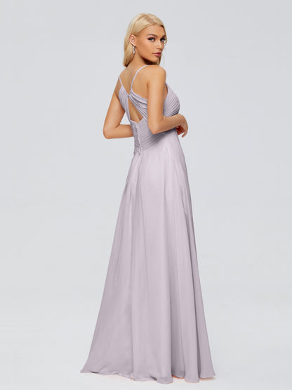 Hadley Spaghetti Straps Chiffon Bridesmaid Dresses