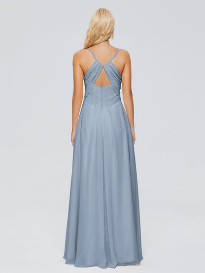 Hadley Spaghetti Straps Chiffon Bridesmaid Dresses