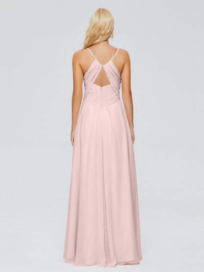 Hadley Spaghetti Straps Chiffon Bridesmaid Dresses