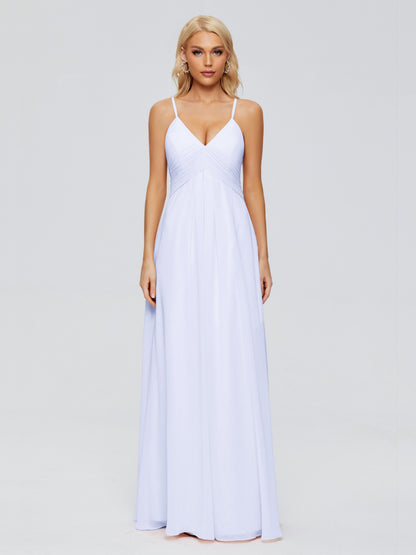 Hadley Spaghetti Straps Chiffon Bridesmaid Dresses
