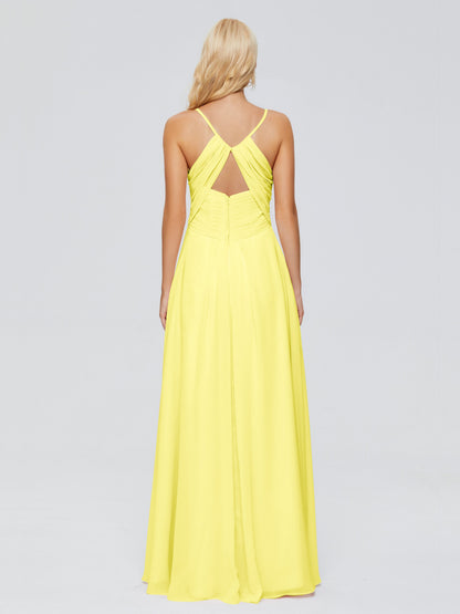Hadley Spaghetti Straps Chiffon Bridesmaid Dresses