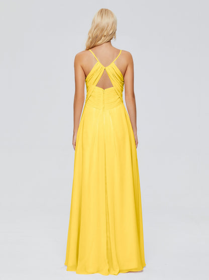 Hadley Spaghetti Straps Chiffon Bridesmaid Dresses