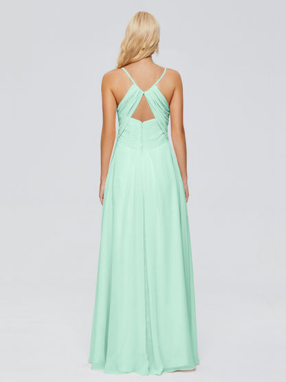 Hadley Spaghetti Straps Chiffon Bridesmaid Dresses
