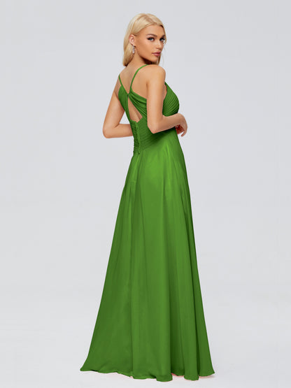 Hadley Spaghetti Straps Chiffon Bridesmaid Dresses