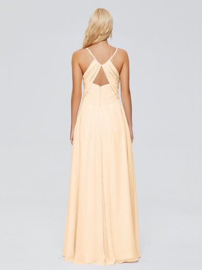 Hadley Spaghetti Straps Chiffon Bridesmaid Dresses