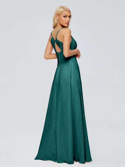 Hadley Spaghetti Straps Chiffon Bridesmaid Dresses