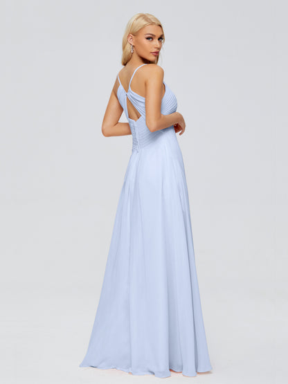 Hadley Spaghetti Straps Chiffon Bridesmaid Dresses