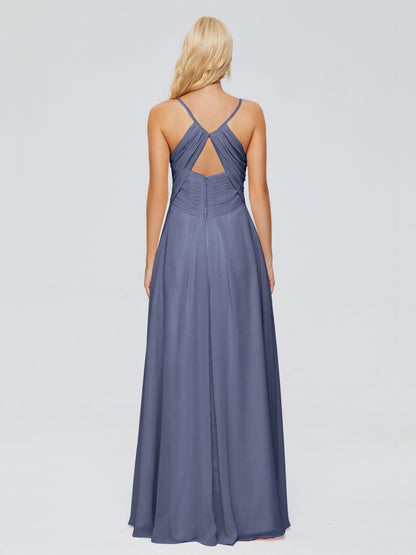 Hadley Spaghetti Straps Chiffon Bridesmaid Dresses