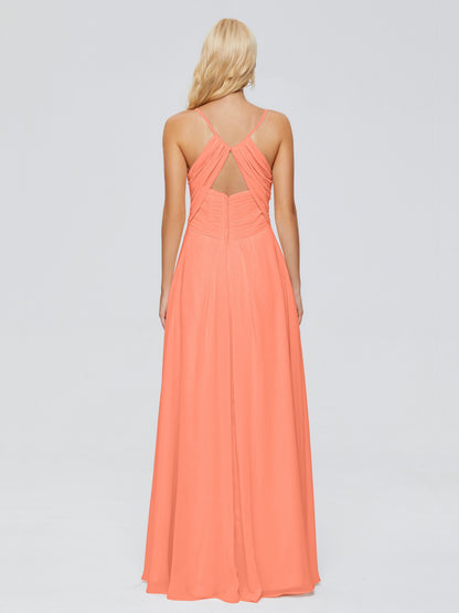 Hadley Spaghetti Straps Chiffon Bridesmaid Dresses