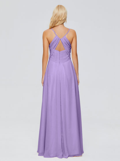 Hadley Spaghetti Straps Chiffon Bridesmaid Dresses