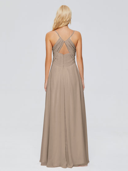 Hadley Spaghetti Straps Chiffon Bridesmaid Dresses