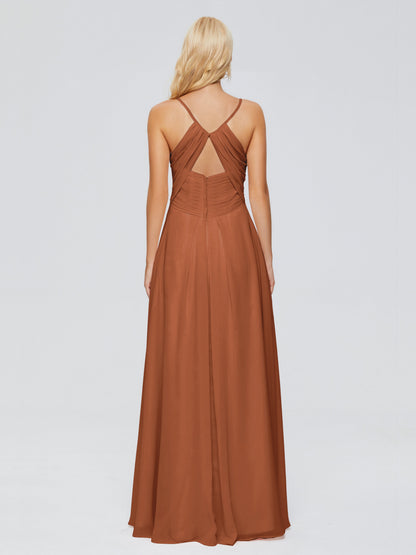 Hadley Spaghetti Straps Chiffon Bridesmaid Dresses