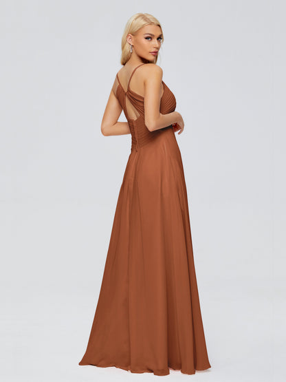 Hadley Spaghetti Straps Chiffon Bridesmaid Dresses