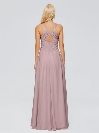 Hadley Spaghetti Straps Chiffon Bridesmaid Dresses
