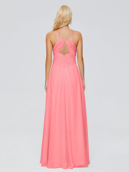 Hadley Spaghetti Straps Chiffon Bridesmaid Dresses