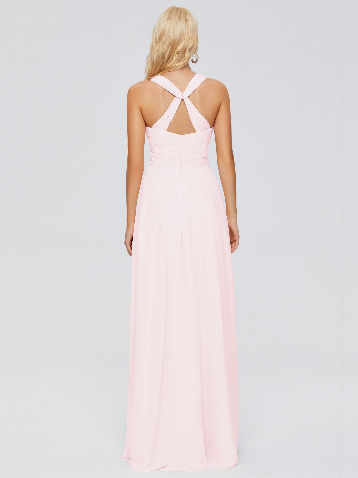 Josephine Spaghetti Straps Chiffon Bridesmaid Dresses