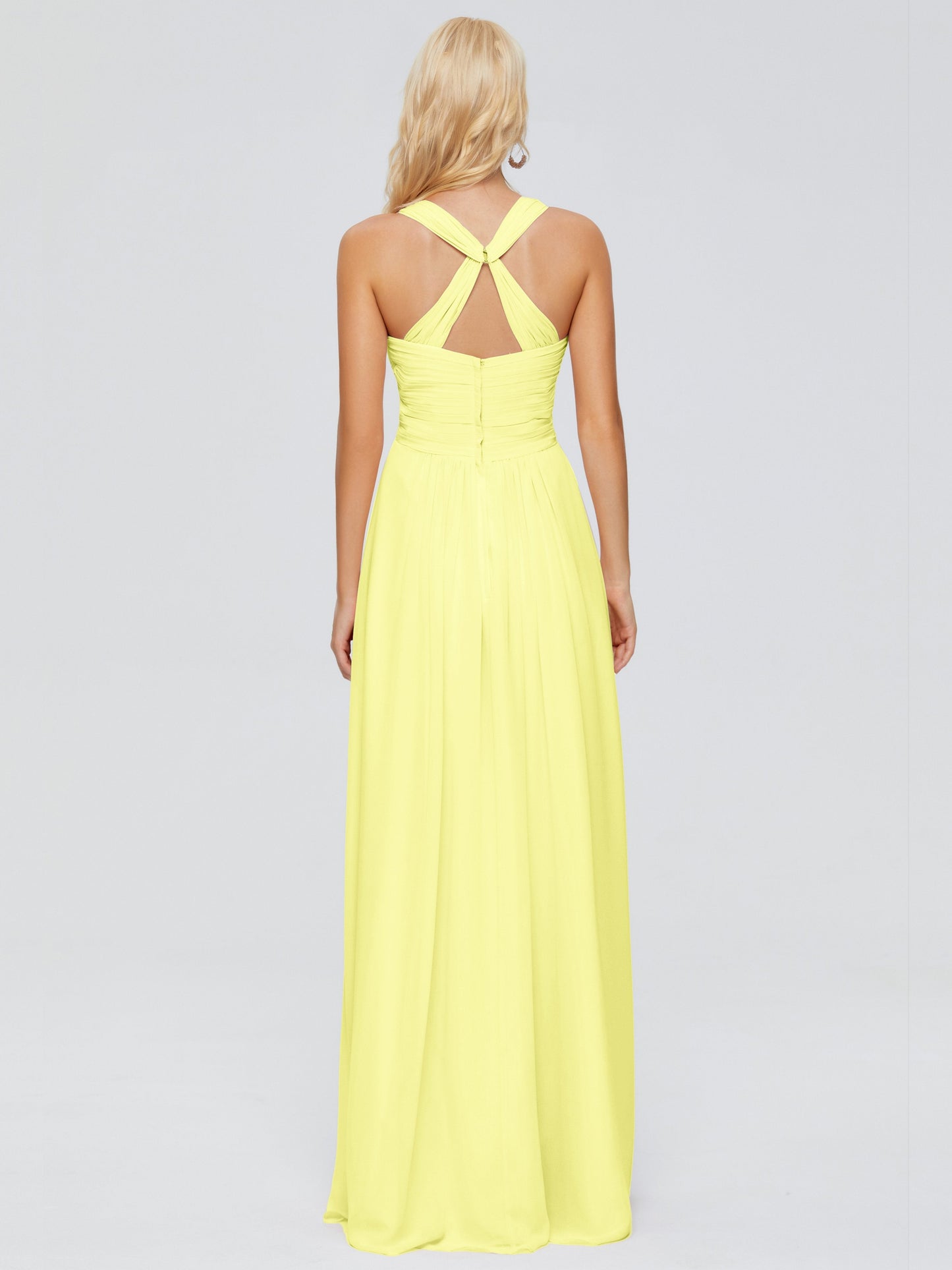Josephine Spaghetti Straps Chiffon Bridesmaid Dresses