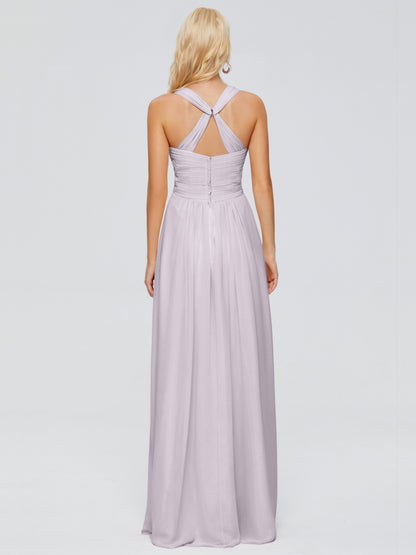 Josephine Spaghetti Straps Chiffon Bridesmaid Dresses