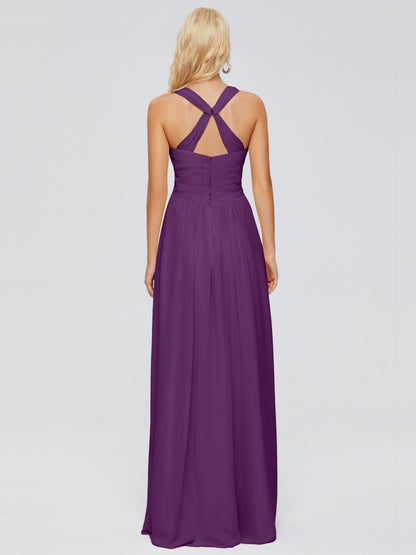Josephine Spaghetti Straps Chiffon Bridesmaid Dresses