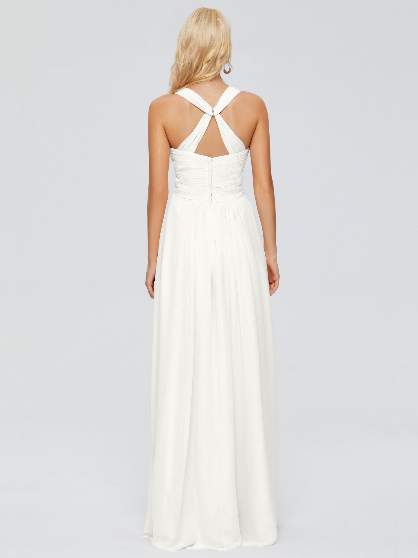Josephine Spaghetti Straps Chiffon Bridesmaid Dresses