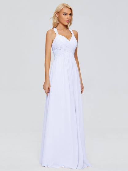 Josephine Spaghetti Straps Chiffon Bridesmaid Dresses
