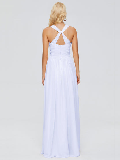 Josephine Spaghetti Straps Chiffon Bridesmaid Dresses