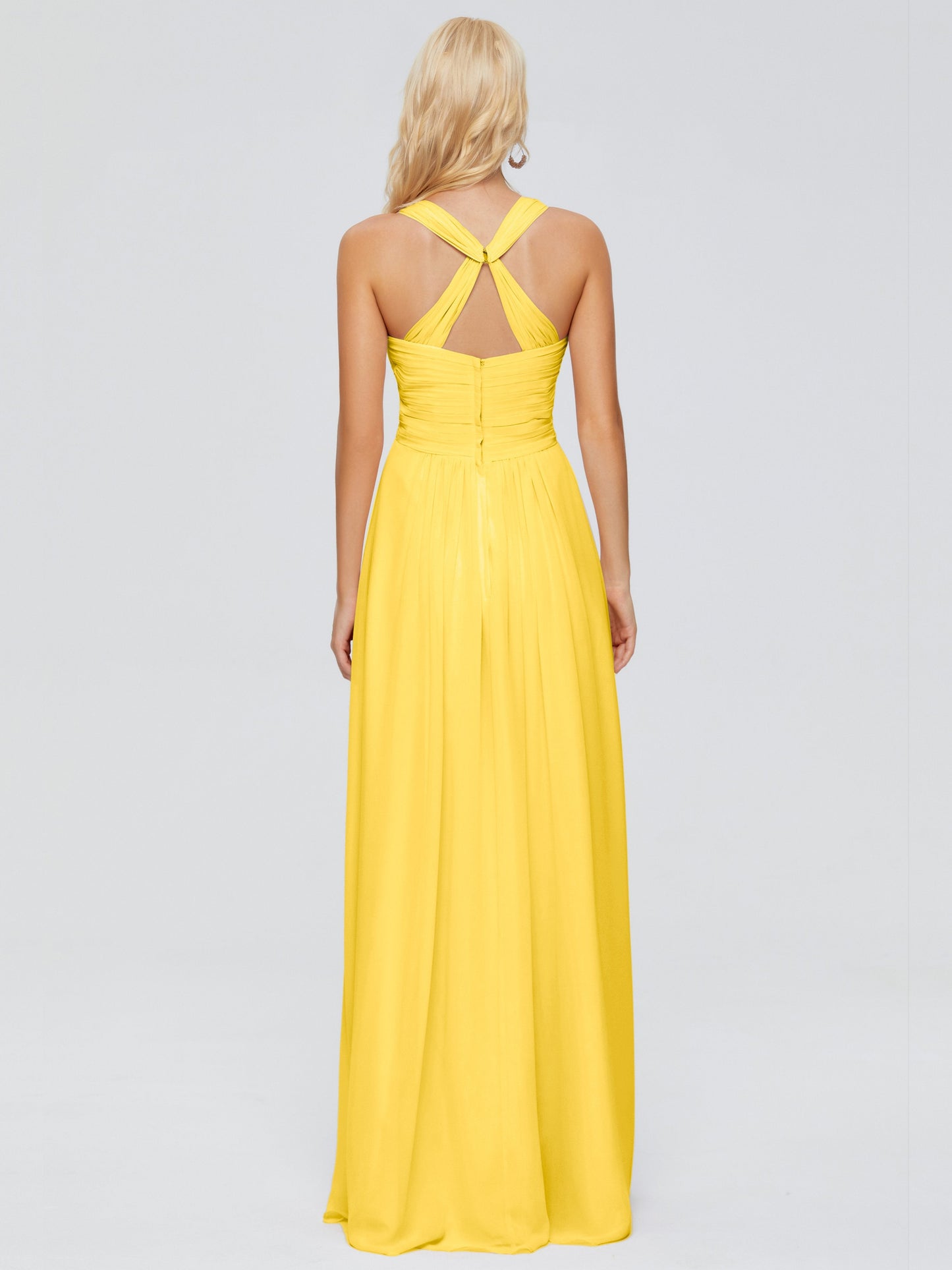 Josephine Spaghetti Straps Chiffon Bridesmaid Dresses