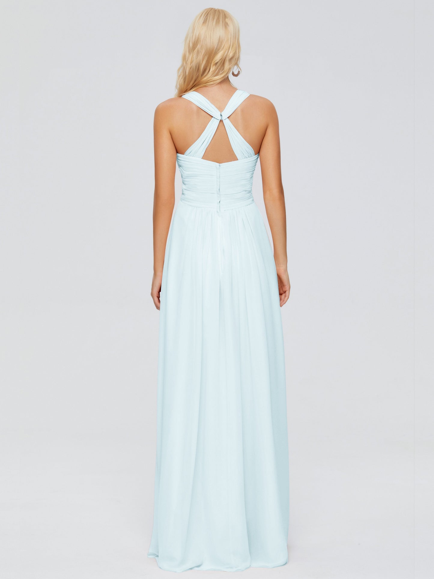 Josephine Spaghetti Straps Chiffon Bridesmaid Dresses