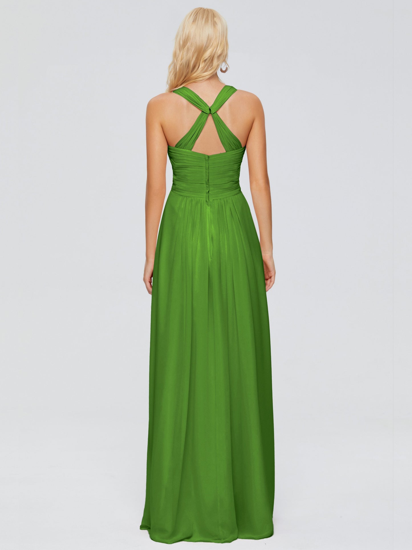 Josephine Spaghetti Straps Chiffon Bridesmaid Dresses