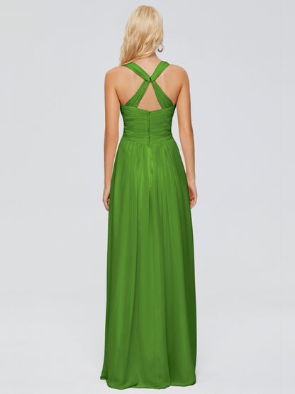 Josephine Spaghetti Straps Chiffon Bridesmaid Dresses