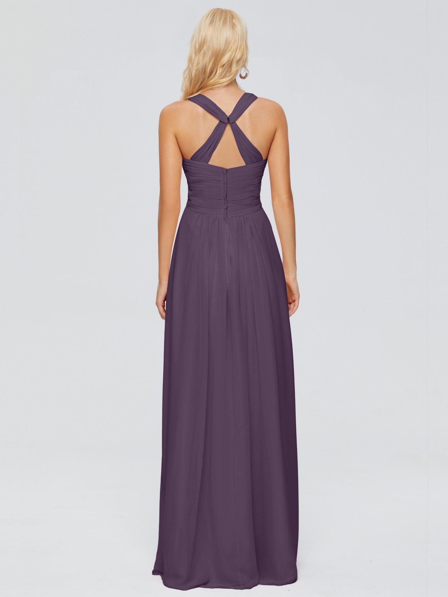 Josephine Spaghetti Straps Chiffon Bridesmaid Dresses