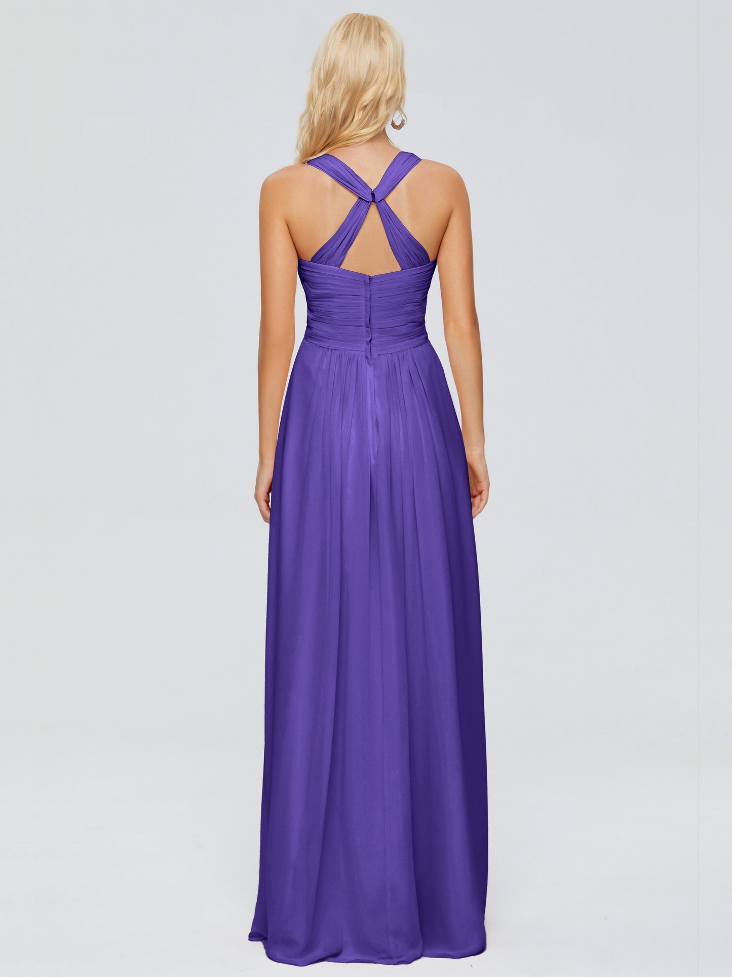 Josephine Spaghetti Straps Chiffon Bridesmaid Dresses