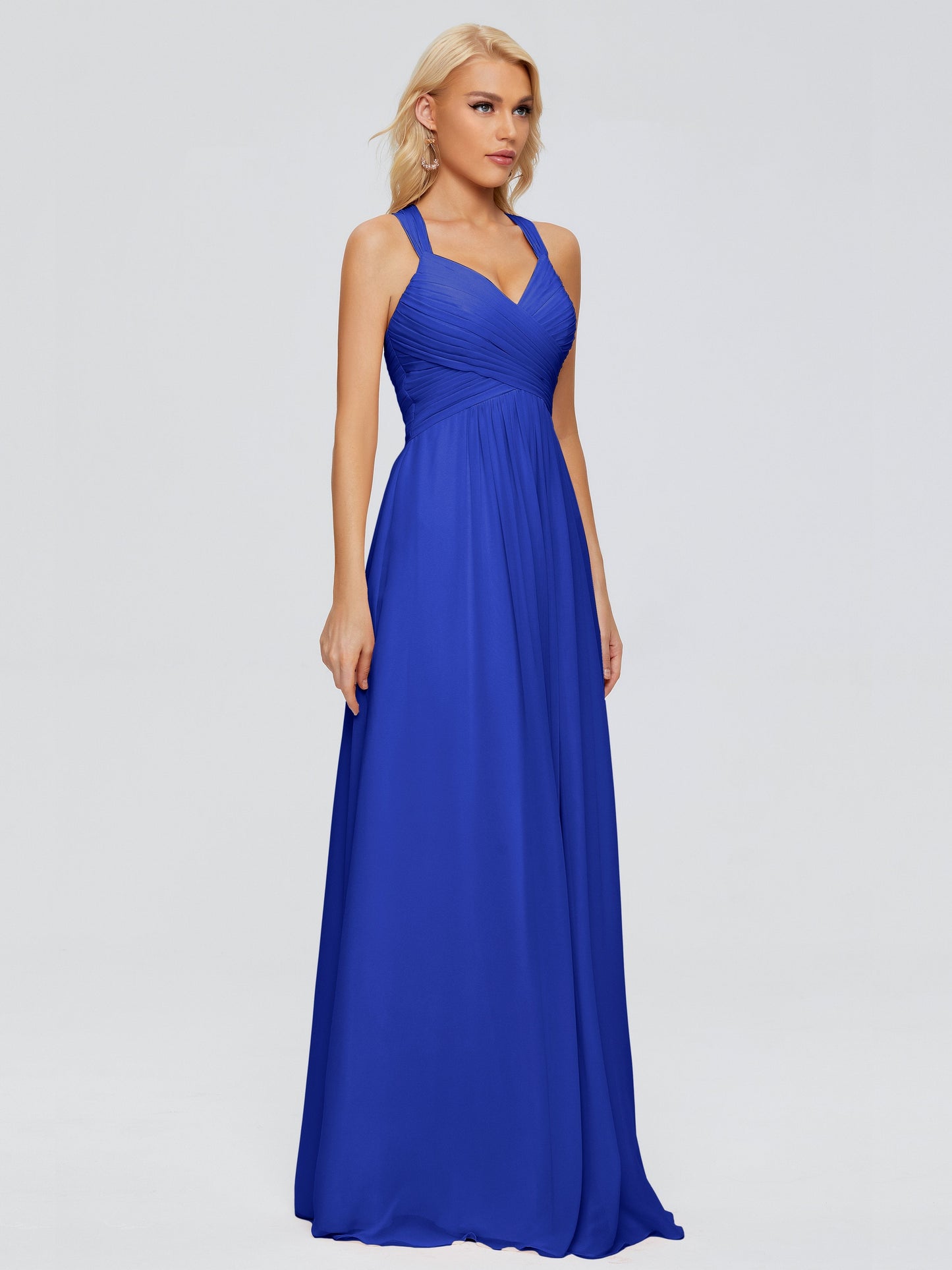 Josephine Spaghetti Straps Chiffon Bridesmaid Dresses
