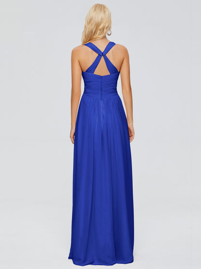 Josephine Spaghetti Straps Chiffon Bridesmaid Dresses