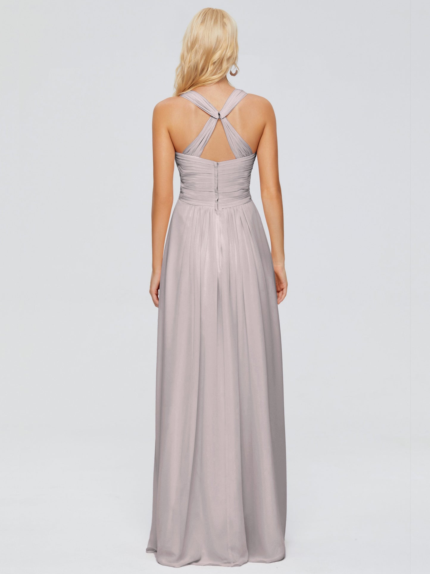 Josephine Spaghetti Straps Chiffon Bridesmaid Dresses