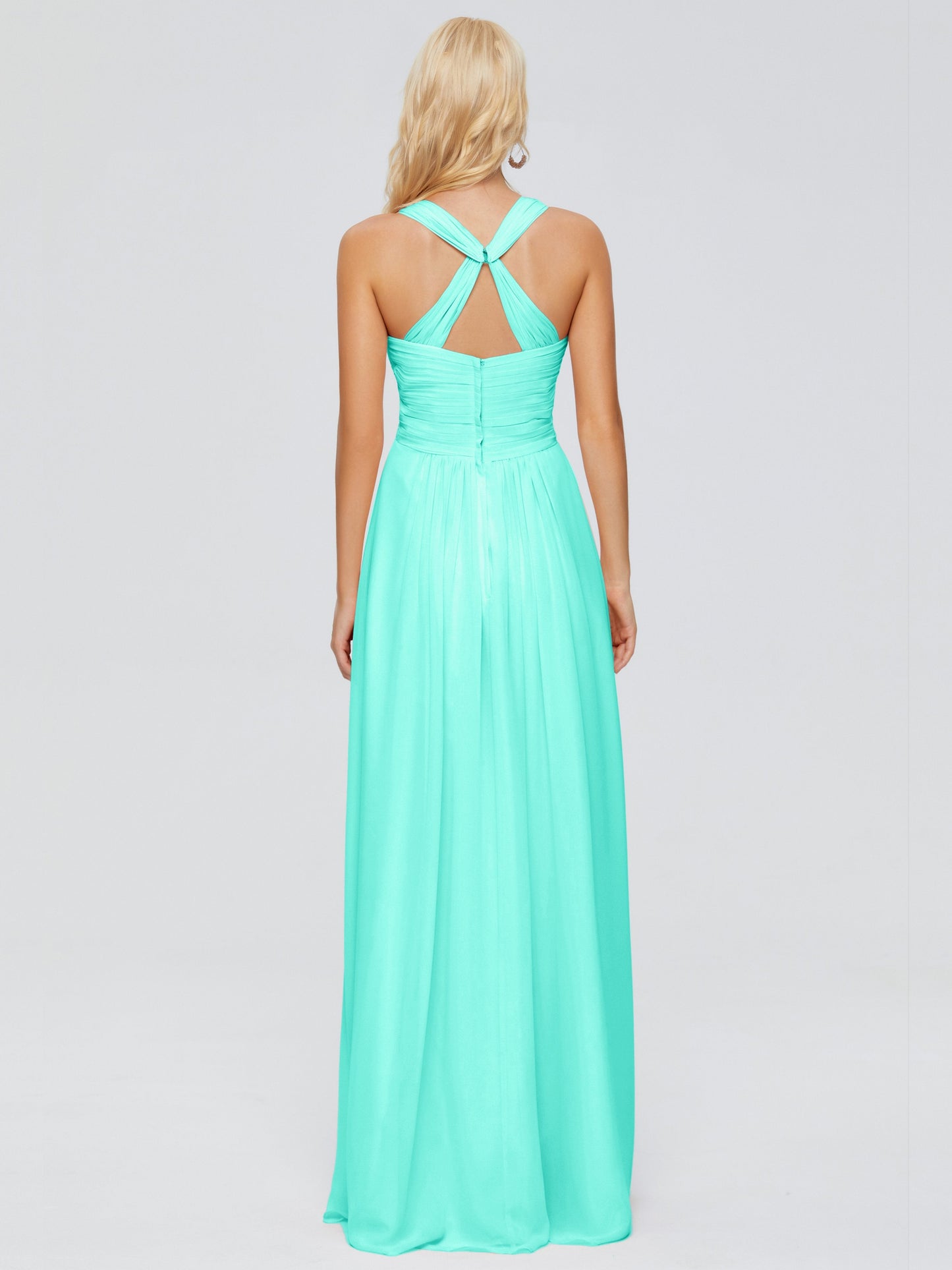 Josephine Spaghetti Straps Chiffon Bridesmaid Dresses